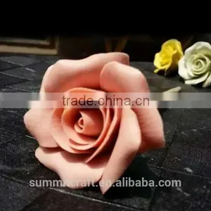 Romantic Pink 3D Pottery Rose Gift Unique Gift Ideas thumbnail-1