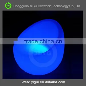 LED Modern Plastic Led Furniture Color Changing Single Led Sofa Chairs thumbnail-1