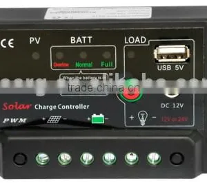 20A PWM Solar Charge Controller Regulator 12V With USB and DC12V Ports On/off Switch thumbnail-1