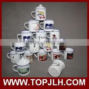 Old Fashion Feelling Pure Handmade Enamel Mugs for Sublimation thumbnail-6