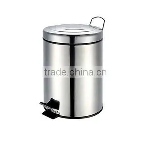 Factory Sale Stainless Steel Foot Pedal Waste Bin thumbnail-6