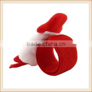 Christmas Red Party 1pcs Bracelet Celebration Pat Hand Ring Bangle Slap Cute thumbnail-1