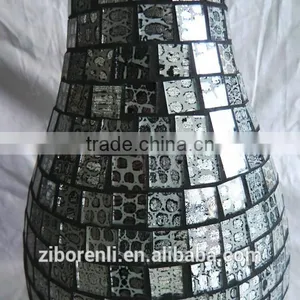 New Design Leopard Print Pattern Oval Shaped Glass Vase thumbnail-2