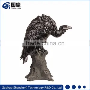 Garden Decoration Life Size Fiberglass Vulture Bird Statue thumbnail-1