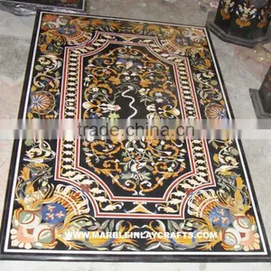 Pietra Dura Dining Table Top, Marble Table Tops thumbnail-1