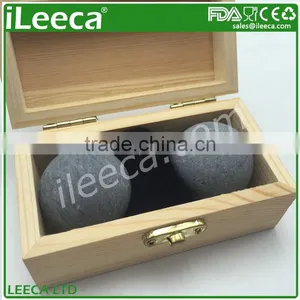Customized Shape Whiskey Rocks Set With Sphere Chilling Stones for Christmas Promotion Gift Sets thumbnail-3