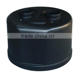 Durable Double Layer Garbage Can PE Plastic Garbage Bin Trash Can thumbnail-5