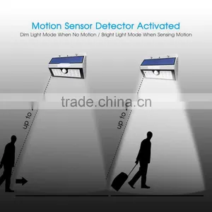 Solar Motion Sensor Waterproof Outdoor Solar Led Panel Light thumbnail-4
