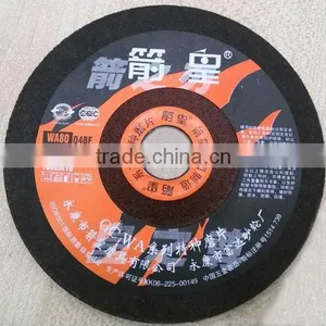 4" 100x3x16mm Checkered Deprssed Center Grinding Wheel for Stainless Steel thumbnail-2