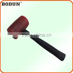 H3006 Black Plastic Handle Rubber Mallet Hammer thumbnail-1