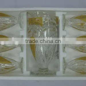 JK033 7pcs Glass Drinking Set With Deco thumbnail-2
