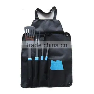 BQ-0037 Silicone Handle Bbq China Tool Set thumbnail-1