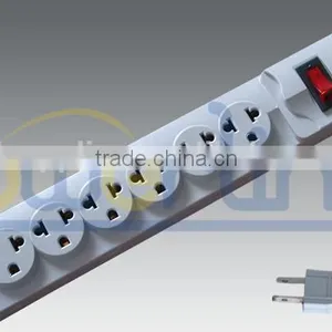 S10236 6 Outlet Universal Multi Smart Power Socket With Independent Switch thumbnail-1