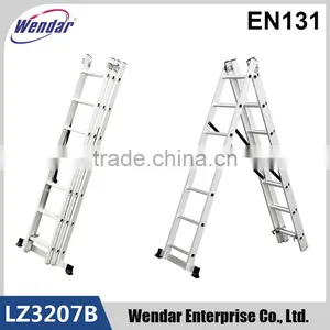 3x7 Alumininum Combination Ladder, 150kgs Load Capacity thumbnail-1