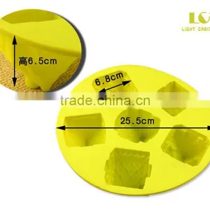 11048 High Quality Baking Silicon Mould Handmade Silicone Soap Molds thumbnail-6