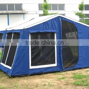 Aussie Style ATV Truck Canvas Folding Hard Floor Camper Trailer Tent thumbnail-1
