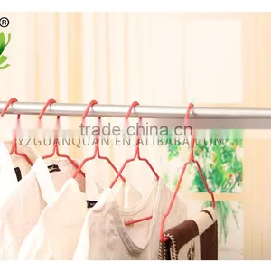 A360 2017 High Quality Clothes Hanger/metal Pvc Coated Laundry Hangerr/Metal PVC Hanger With Curved Shape thumbnail-1