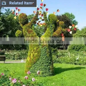 Artificial Plastic Grass Animal Topiary Landscaping Ornament for Graden Decoration thumbnail-5