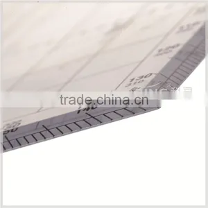 Aviation Protractor - Square in Flexi Durable Plastic ( 5'' * 5'' ) Nautical Grid Protractor # KPP-1 thumbnail-5