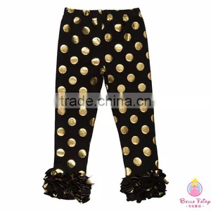 Wholesale Kids Ruffles Pants Baby Girl Ruffle Pants thumbnail-3