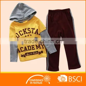 Kids Boy Hoodie and Jogging Pants/Winter Kids Clothes Set thumbnail-1