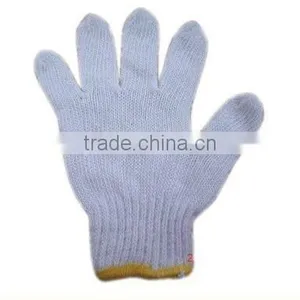 Industrial Rough Yarn Safety Cotton Gloves/ Construction Safety Cotton Glvoes thumbnail-1