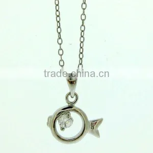 925 Sterling Silver Fish Jewelry thumbnail-1