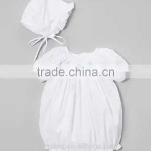 100% Cotton Woven Fabric Heirloom Monogramed Baby Colored Quilt Outfits Match Hat thumbnail-1