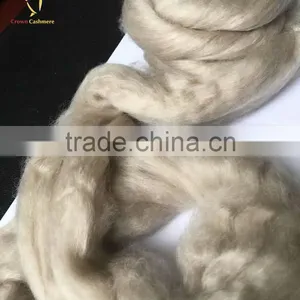 Light Grey Cashmere Sheep Wool Fiber thumbnail-1