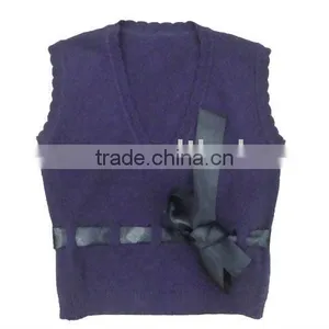 2015 Lady's Sleeveless Knitting Sweater thumbnail-1