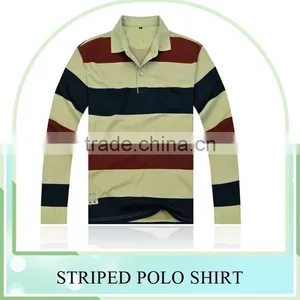 New Fashion Autumn and Winter Men's Striped Polo Shirt Brand Long Sleeved Striped MENS Polo Shirt M/3XL CUSTOMED thumbnail-1