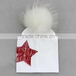 Myfur Fashion Beauty Baby Hat With Star Cotton Infant Kids Hair Hat Headband thumbnail-3