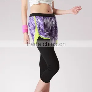 Hot Sale Crossfit High Waist Printed Shorts Sports (Wear) Gym Ladies Tights thumbnail-2