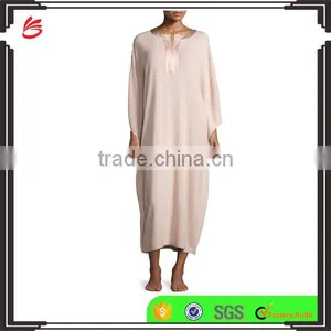 Wholesale Customized Cashmere Dressing Gown for Ladies thumbnail-1