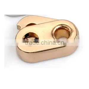 Metal Alloy Stoppers Toggle Cord Locks Drawstring Lock One Holes for 3mm 4mm Cord STP-022 thumbnail-6