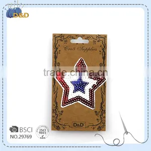 D&D Pentagram Shaped Applique Custom Patches for Clothing thumbnail-1