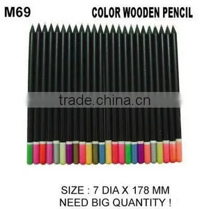 Natural Wooden Color Drawing Pen(M69) COLOR WOODEN PENCIL thumbnail-1
