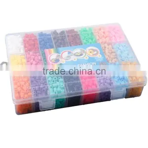 2017 Diyfashion 5mm 24Colors Perler Fuse Beads Box Set of Diy Educational Toys for Kids thumbnail-2