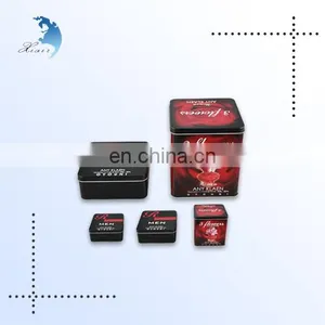 Wholesale High Quality Custom Design Square Shape Gift Metal Tin Boxes thumbnail-1