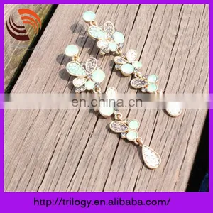 2014 Latest Design Lady Diamond Earrings thumbnail-6