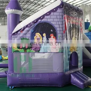 Purple Princess Printing 0.55mm PVC Tarpaulin Bouncing Castles Inflatable Commercial Bounce House Clearance thumbnail-3