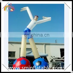 Wholesale Inflatable Football Air Dancer, Soccer Sky Dancer , Advertising Dancing Man for Event thumbnail-1
