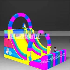 Most Popular Inflatable Sliding Games , Princess Inflatable Multi Section Slip and Slide Slippers for Kids and Adults thumbnail-1