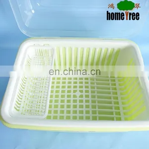 Multipurpose Rectangle Plastic Dish Drying Rack thumbnail-4