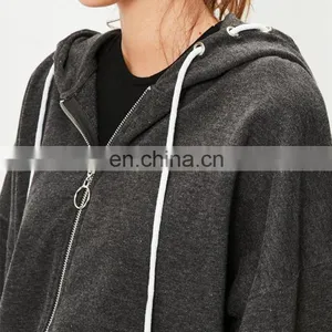 Women Fitness Zipper Tops Casual Hoodies Jackets thumbnail-3