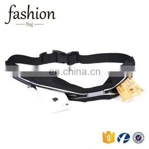 Price Cheap Black Neoprene Clear 2 Pocket Simple Tension-Grade Sturdy Buckle Fanny Pack Wholesale For Women thumbnail-6