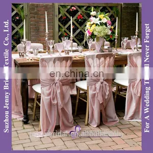 C407A New Style Chiffon Chair Covers Tie Back Blush Chair Sashes thumbnail-4