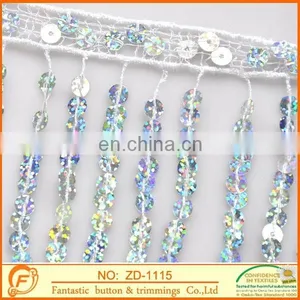 Colorful Sequins Fringe Tassel for Women Garments Accessories thumbnail-2