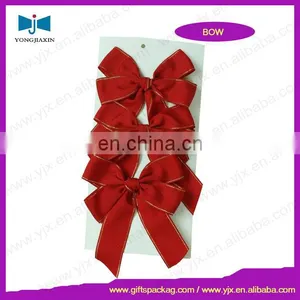 Elastic Pre-tied Bows,flat Satin Stretch Loop With Pretied Bow thumbnail-1