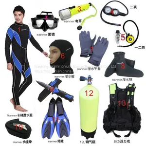 Light Diving Equipment Full Set of Diving Supplies Rescue Team Professional Scuba Fishing Respiratory Regulator thumbnail-2